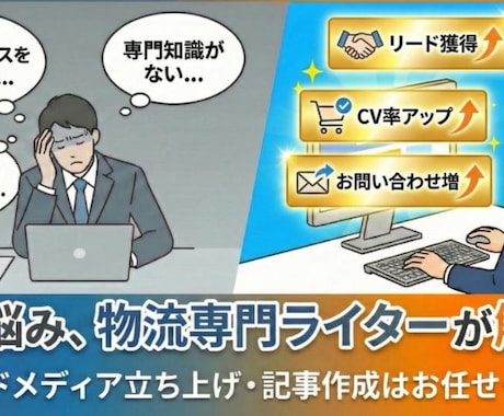 物流ジャンルのSEO記事を作成いたします 物流業界18年の知見を活かした独自性の高いSEO記事作成 イメージ1