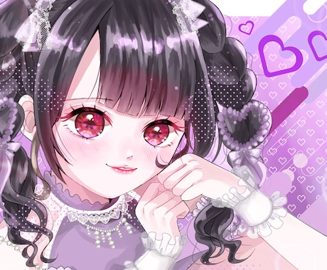 かわいいデジタルイラスト描きます サムネ、1枚絵など可愛いに全振りをしたイラストお任せ下さい。 イメージ2