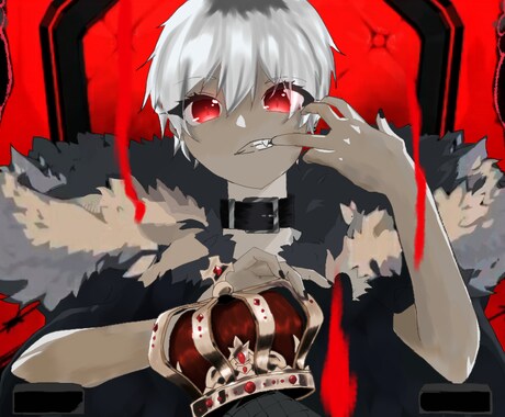 SNS等のイラストを描きます バストアップのSNSアイコンメインです イメージ1