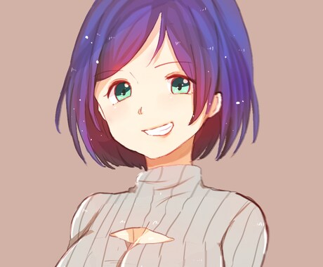 イラスト描きます。アイコン　一枚絵　似顔絵　なんでも可 イメージ1