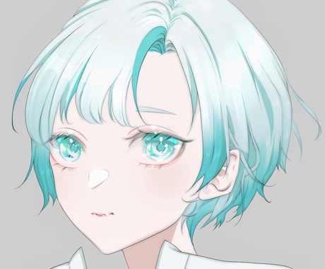 きらきら輝く瞳のキャラクターアイコン作ります きらきら輝く瞳、強い意志を持つキャラクター制作 イメージ1