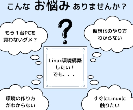 Linux体験！1番簡単な環境構築の方法を教えます これだけで、初心者でも悩まずにサクッとLinuxを触れます イメージ2