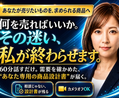 副業初心者OK！ココナラ出品用商品設計書を作ります 何を売るか迷う方へ、経験や強みから売れるサービス案を作成 イメージ1