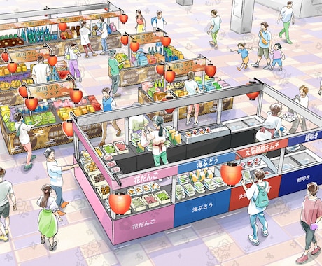 表情イキイキな手描きパースを作成します 伝わる！シンプルなカットで説得力up イメージ2