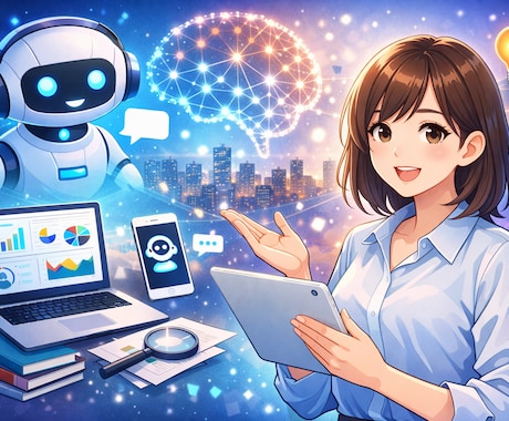 生成AIの活用方法をIT職がやさしく相談に乗ります 仕事や日常でのAI活用・プロンプト作成・など気軽に相談 イメージ1