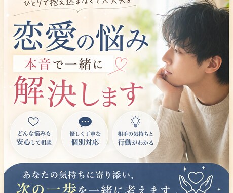 恋愛相談＋行動アドバイスします メンタリストが相手の気持ちと今後の行動を解説します イメージ1