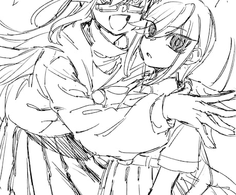シンプルで簡易な人物イラストを安価で描きます イメージ1