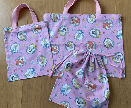 入園入学用品ご指定のサイズでお作りさせて頂きます 大手手芸店でバック、巾着等製作の仕事経験が5年間あります。 イメージ2