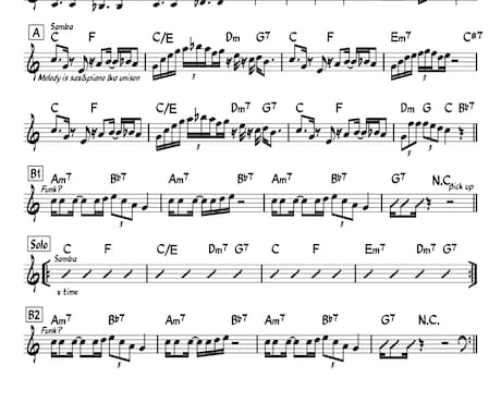 楽譜作成、編曲、移調します ⭐︎コード譜付き可◎、スピード対応可能、正確な耳コピ イメージ2