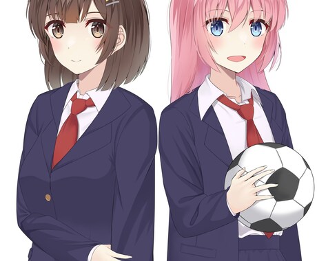 アイコン等、主に女の子イラスト描きます 楽しいを形にするお手伝いさせてください！ イメージ1