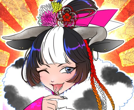 アイコン・ヘッダー・キャラ絵などを作成します 人目を惹くイラストや魅力的なキャラ絵を作成いたします！ イメージ1