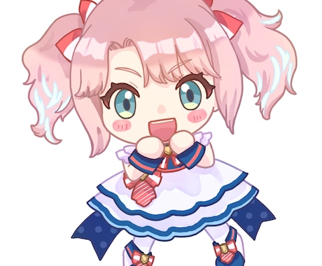 デフォルメ・SDキャラアイコン描きます アニメ塗りで可愛いイラストをお描きします！ イメージ1