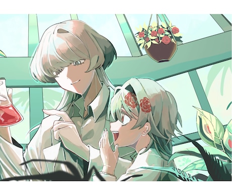 商用利用OK！魅力的なイラスト描きます 商用利用OK！目を惹くサムネや1枚絵制作させて頂きます！ イメージ2