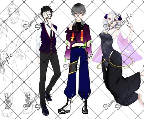 立ち絵、アイコン初依頼の為特別価格でお受けしてます IRIAM、YouTube配信等でのご使用可！ イメージ2