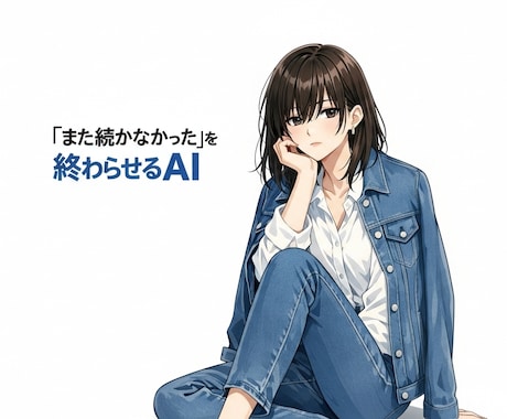 あなた専用AI人格を設計します 三日坊主でも続くAI設計です。 イメージ1