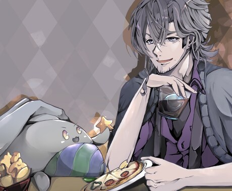 お客さま専用でございます 配信用のイラスト＋キャラクターの差分です。 イメージ1