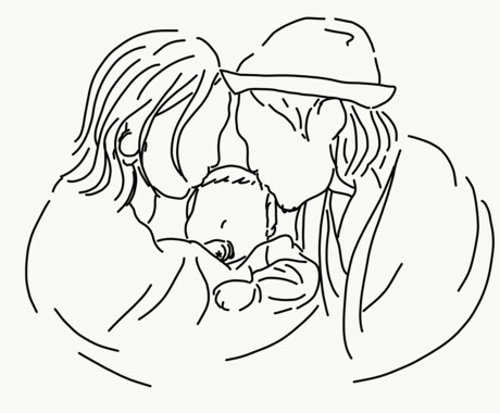 似顔絵イラストを描きます あなたの写真をイラストにします イメージ1