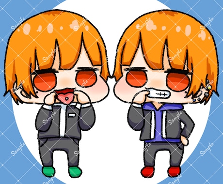 SNSアイコンなどのイラスト作成します ゆるかわいいイラストを作成します。 イメージ2