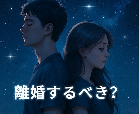 離婚した方がいいか、占います 結婚｜離婚｜ツインレイ｜タロット｜未来｜出会い｜相手の気持ち イメージ1