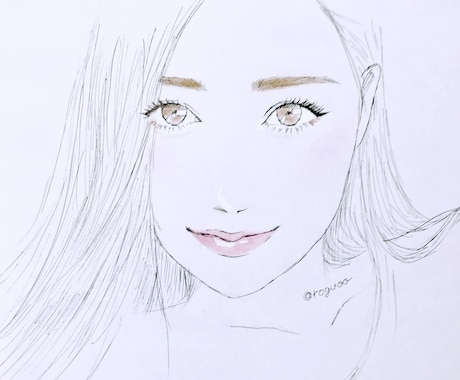 SNS用の似顔絵作成します 似顔絵でちょい盛りしたい女子にオススメ♡ イメージ2