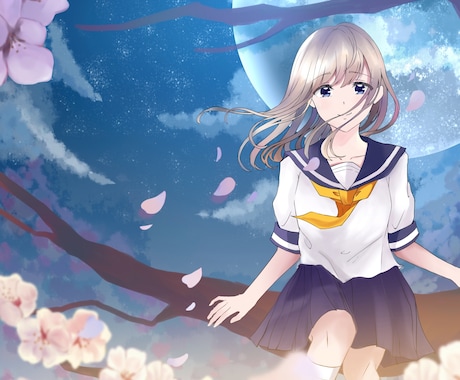 ご希望のイラスト描きますます 一枚絵/表紙/挿絵/ヘッダー/壁紙/動画サムネイルなど イメージ1