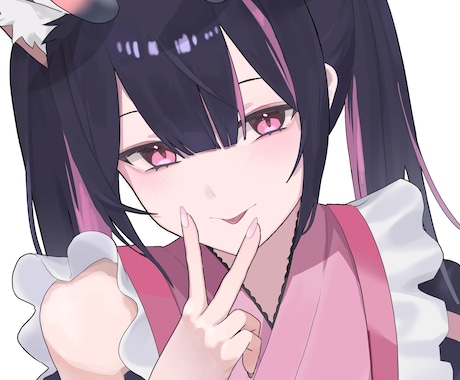 VTuberやSNSで使えるイラスト描きます 可愛い、病みかわ、アニメ調などご要望に合わせます イメージ2