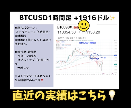 1日30分！FXプロが使う４つの鉄板手法教えます FX専業の私が持つ手法の中で一番稼げる4つの鉄板パターン！ イメージ2