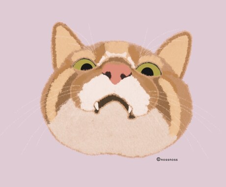 インテリアにも馴染む、猫ちゃんの似顔絵お描きします 空間に自然と溶け込む、落ち着いたタッチで丁寧に仕上げます イメージ2