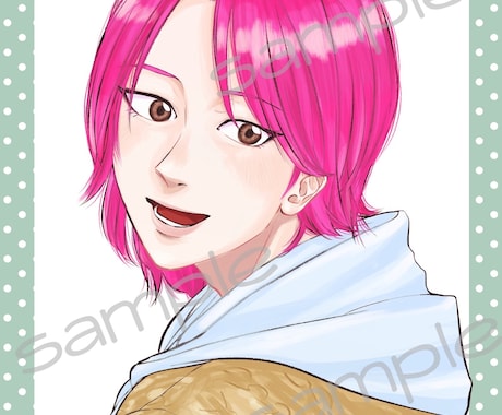 似顔絵アイコン作成します イメージ1