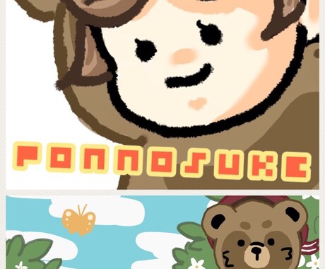 ヘッダーやアイコンなどを描きます YouTubeやTwitterなどのSNSなど イメージ2