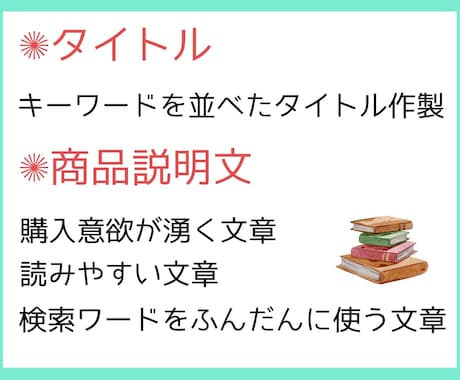 メルカリなどのフリマサイトの商品説明文作ります フリマサイト歴10年♡商品説明文4こお作りします♡代行♡ イメージ2