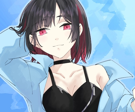 小さくても映えるアイコン・ヘッダー描きます あなたの顔となるアイコン、お気に入りを使いませんか？ イメージ1