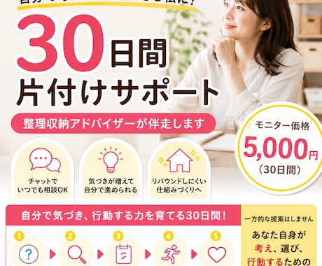30日間あなたの片付けに伴走します イメージ1