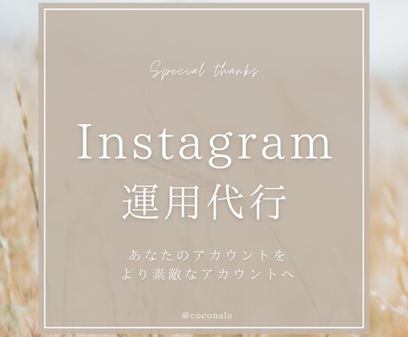 限定３名様！初月３万円でアカウント運用致します アカウントを任せたいけど不安な方！お悩み全て聞きます イメージ1