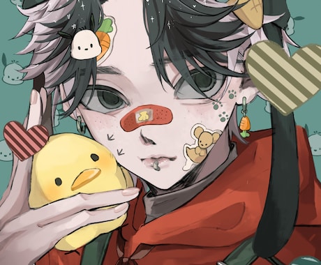 歌ってみた/MV/配信用にイラストを制作いたします ★セール中★多様にご使用いただけるイラストを制作いたします イメージ2