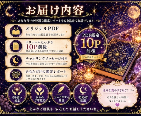 あなたの本質・恋愛・才能をホロスコープで鑑定します 生年月日から適職や恋愛・性格・才能を深く読み解き人生を幸せに イメージ2