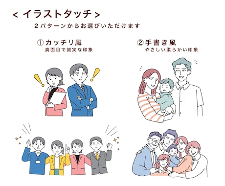 使いやすいビジネスイラストの作成します 汎用性が高いシンプルで真面目なイラストタッチ イメージ2