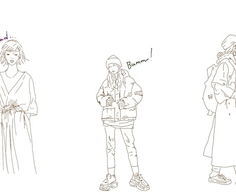 シンプルイラスト描きますます 写真を組み合わせてシンプルイラスト描きます イメージ1