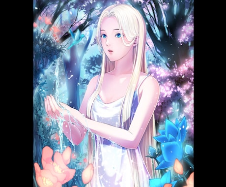 幻想的・ファンタジー系・キラキラ系イラスト描きます 色々な用途に！イラスト全般お描きします！ イメージ1