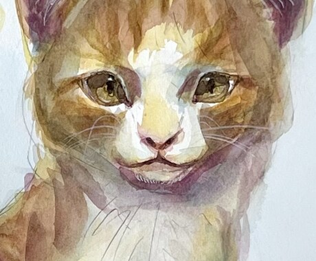 ペットや動物を絵の具で手描きします 世界に一つだけの原画を鑑賞やグッズ、プレゼント用に イメージ2