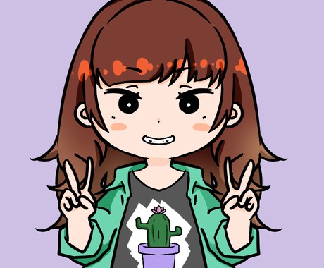 似顔絵・アイコンを描きます しっかりめの線と色塗りで、ゆるっとかわいいアイコン制作 イメージ2