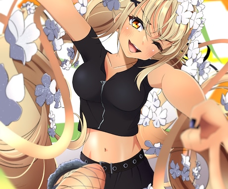 アニメ調イラスト描きます サムネイル等に活用できるイラスト！ イメージ1