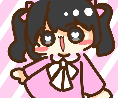 ミニキャラや等身でSNSアイコン作ります 可愛いからダークまで様々なテーマのSNSアイコン作成！ イメージ2