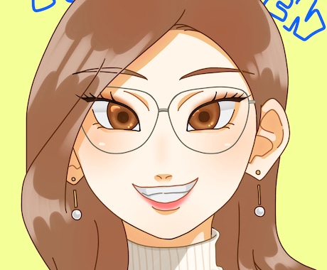 似顔絵描きます バストアップサイズの似顔絵作成をいたします！ イメージ1