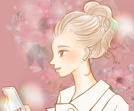 大人女性向けの世界観作りのイラスト制作をします 個人事業主様の雰囲気作りのイラスト×デザインをご提案します イメージ2