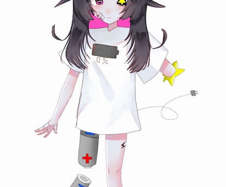 激安‼️色々な依頼受け付けてます VTuber、立ち絵、ロブロスキン、アイコンに使えます‼️ イメージ2