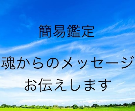 モニター付き簡易版＊魂からのメッセージお伝えします 魂とつながる、あなただけの一言 イメージ1