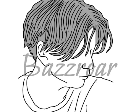 商用◎シンプル白黒アイコンイラスト作成します 追加オプションで色◎SNSやLINEなどにオススメ イメージ2