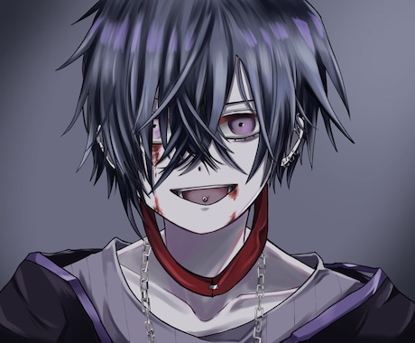 MVやサムネに使えるイラストご提供致します ダークな世界観や細かい表現が得意! イメージ1