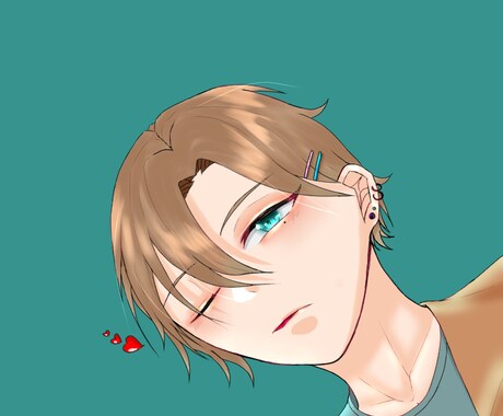 コテキャラ、イラスト(簡易)描きます 全体的にキラキラさせたい人にオススメ！可愛いキャラ描きます イメージ1